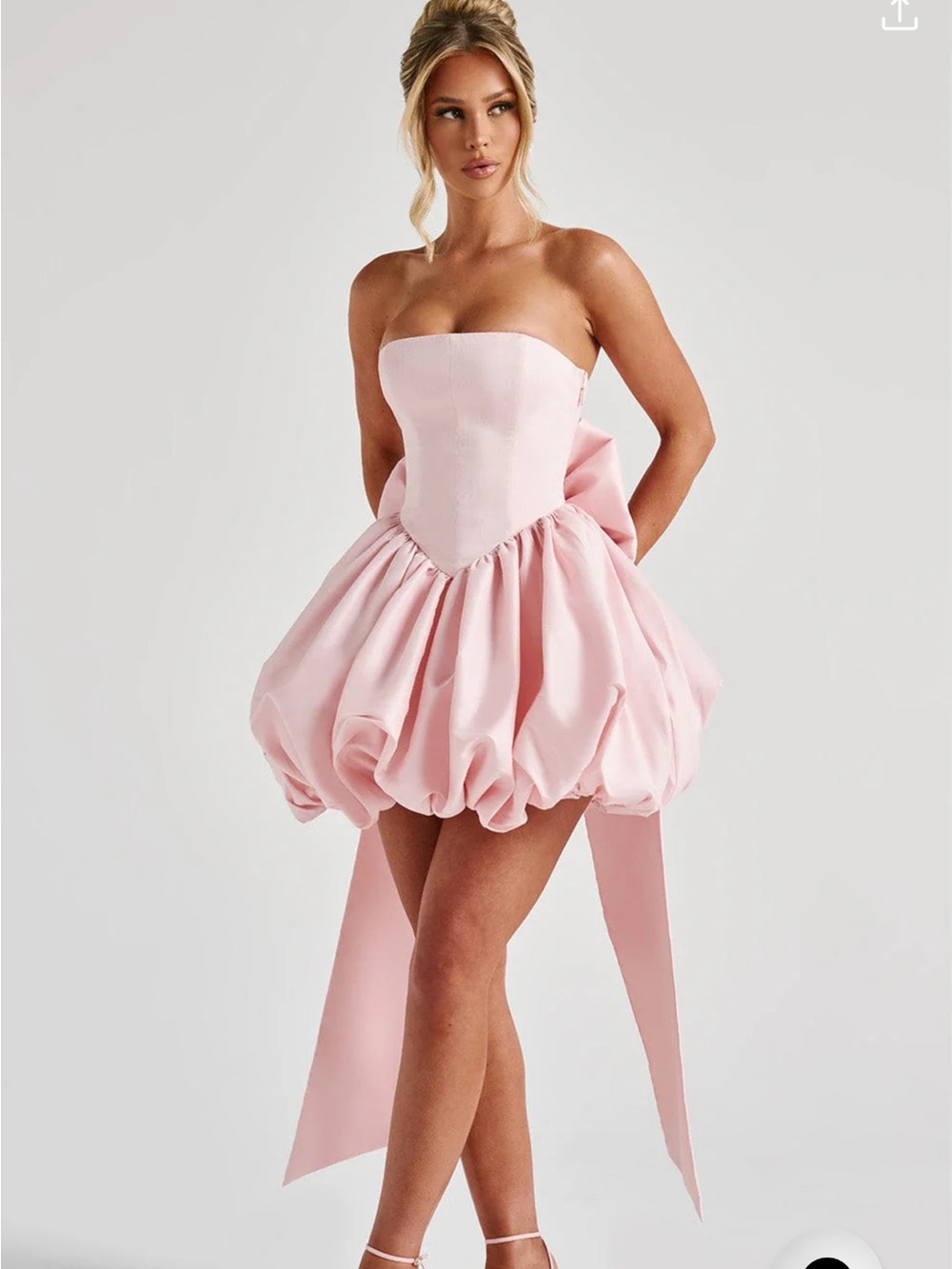 Babyboo Fashion Lotus Mini Dress - Blush